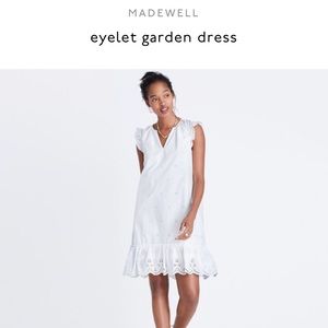 NWT Madewell Eyelet Garden Dress