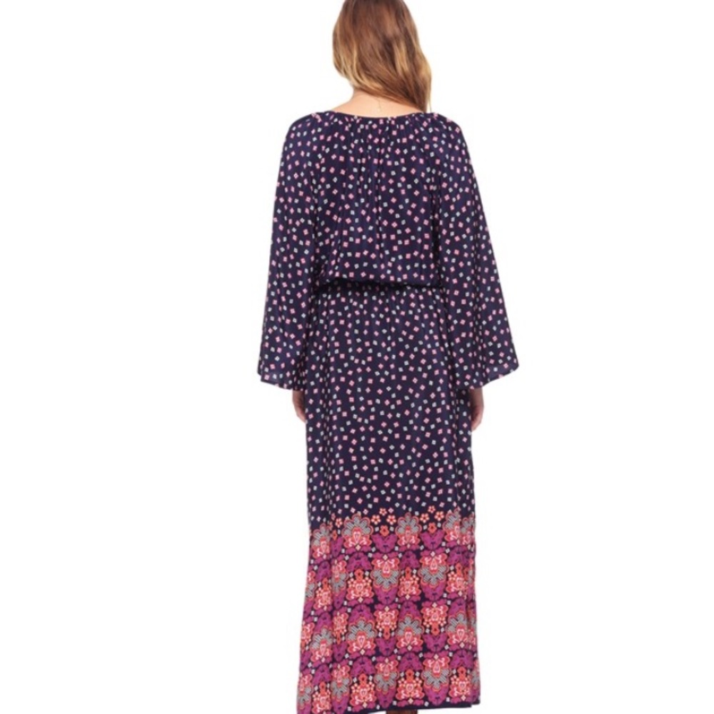 SILK FABLE FLORAL MAXI DRESS JUICY COUTURE - Picture 3 of 5