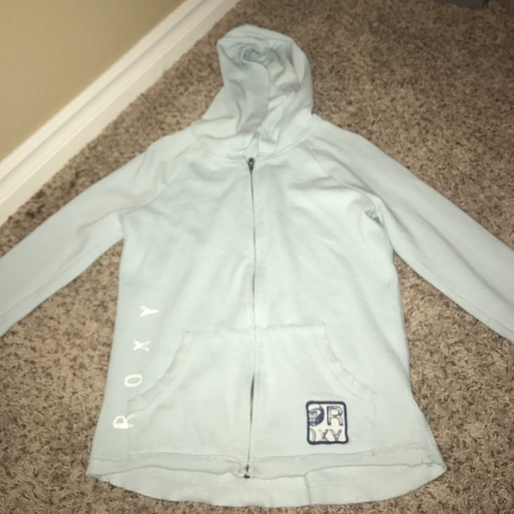 Light blue rosy jacket