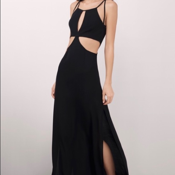 Tobi Nothing To Fear Black Maxi Dress - Picture 1 of 3