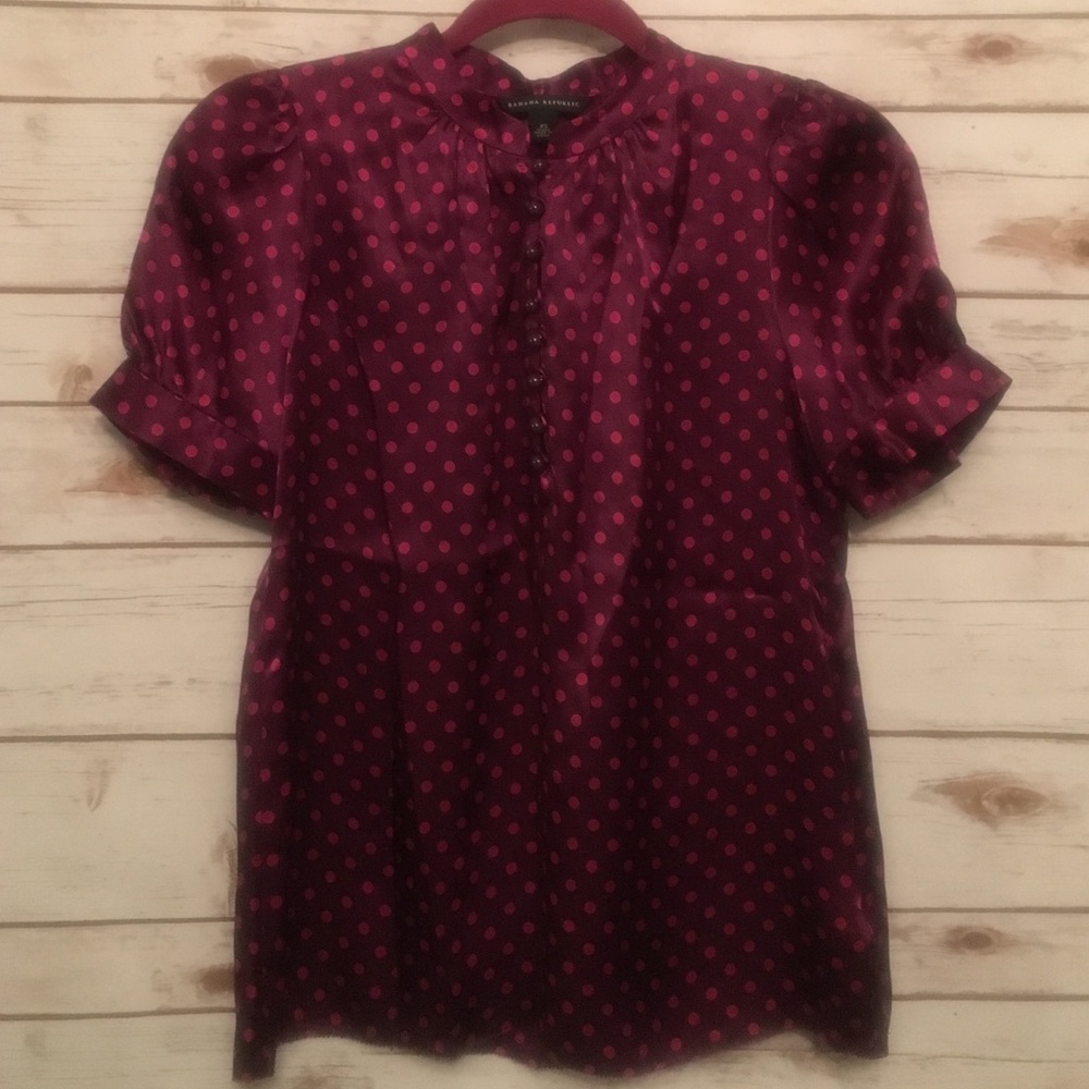 XS Banana Republic Silk Blouse