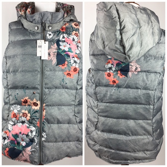 Anthropologie Perennial Puffer Reversible Vest - Picture 4 of 8