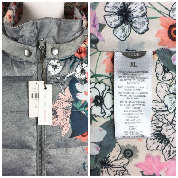 Anthropologie Perennial Puffer Reversible Vest - Picture 7 of 8