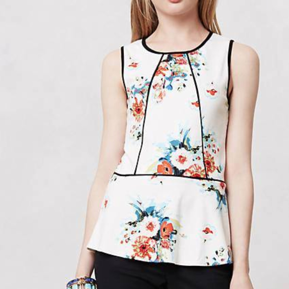 **sold** Weston Wear Peplum Top from Anthropologie