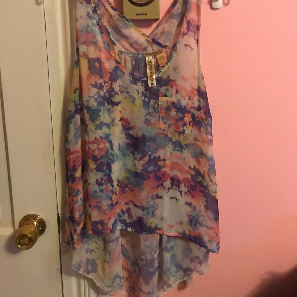 ✨Multicolored tank top☺️