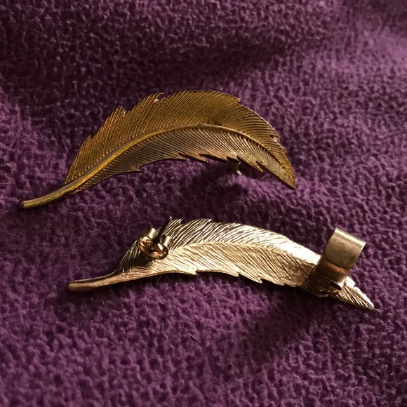gold leaf ear cuffs - Picture 4 of 7
