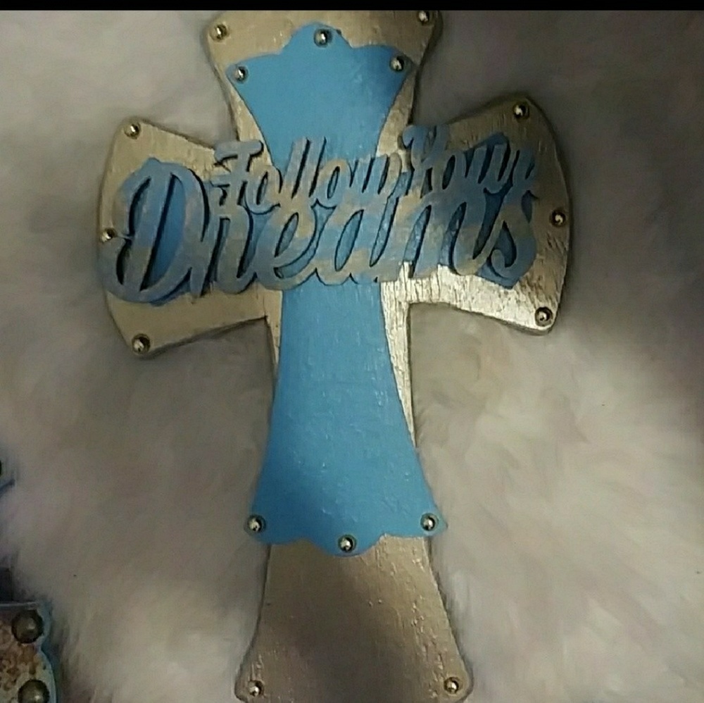 Handcrafted wooden cross