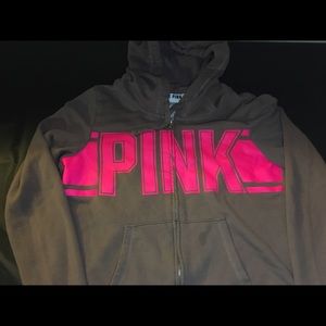 VS PINK zip up hoodie.