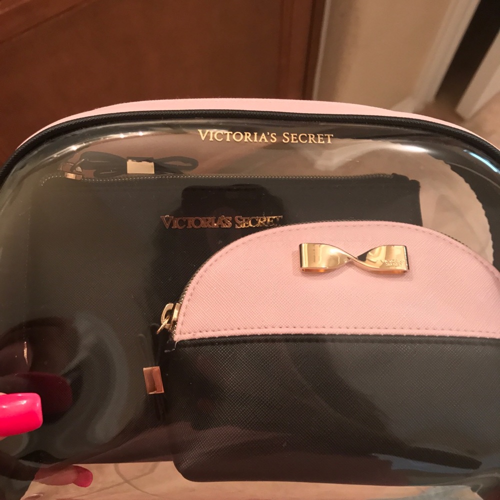 SOLD****** Victoria’s Secret 3pc cosmetic cases