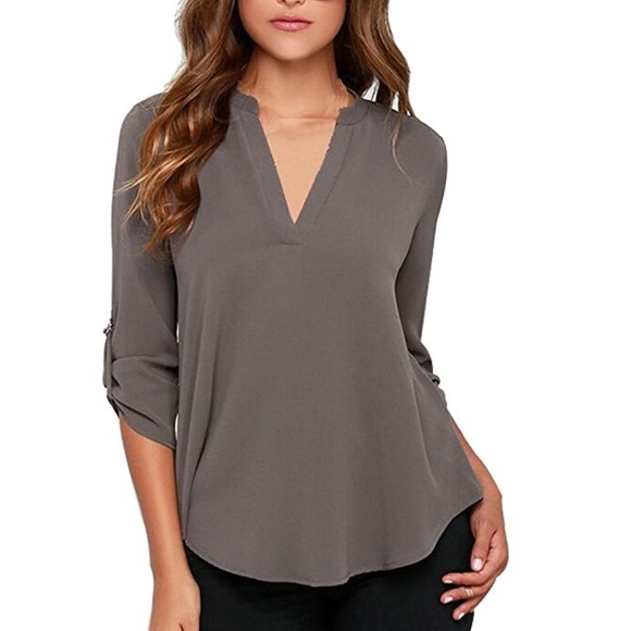 Tops - Sally solid loose sleeved top