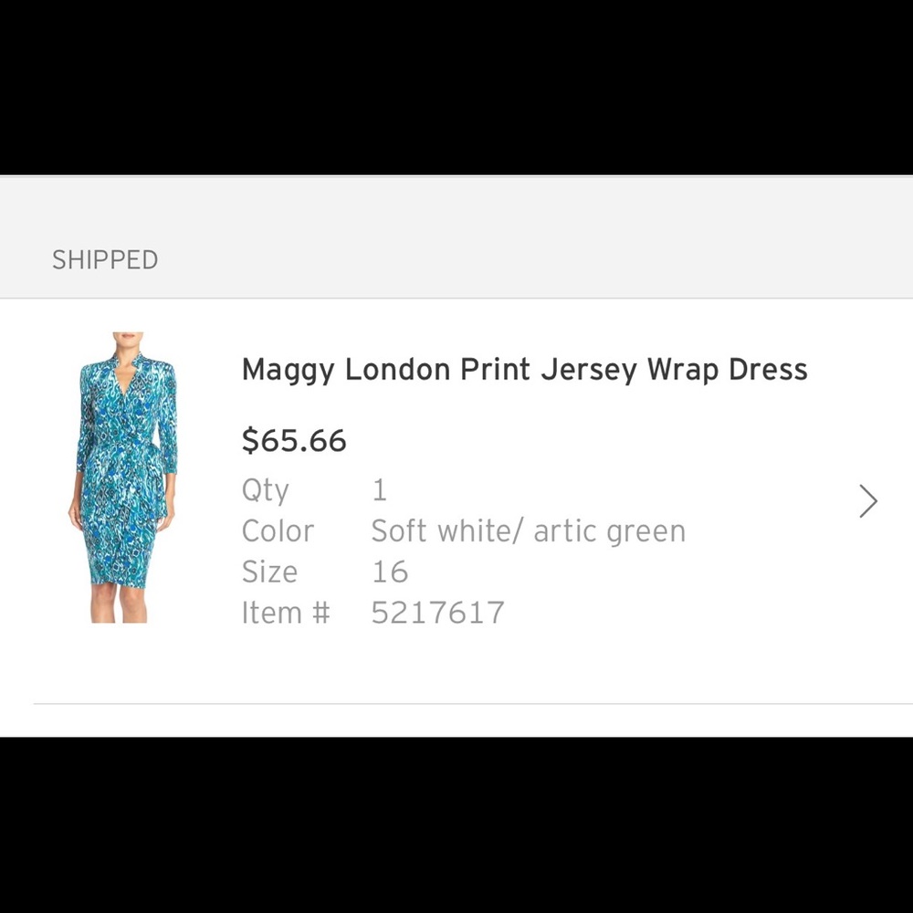 Maggy London size 16 wrap dress 👗