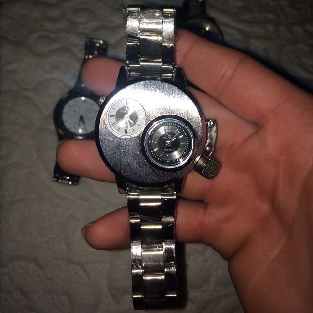 Stainless steel watch