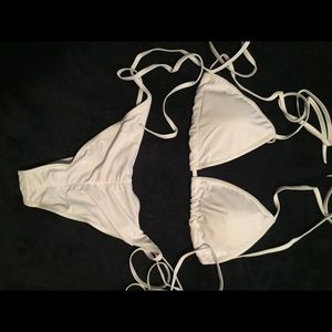 White bikini