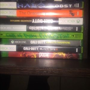 Xbox one and 360 games