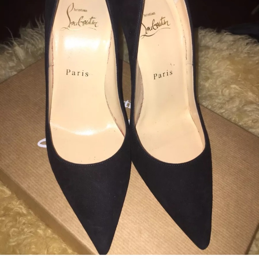 *SOLD* Christian loubitons 35.5 120 suede So Kate
