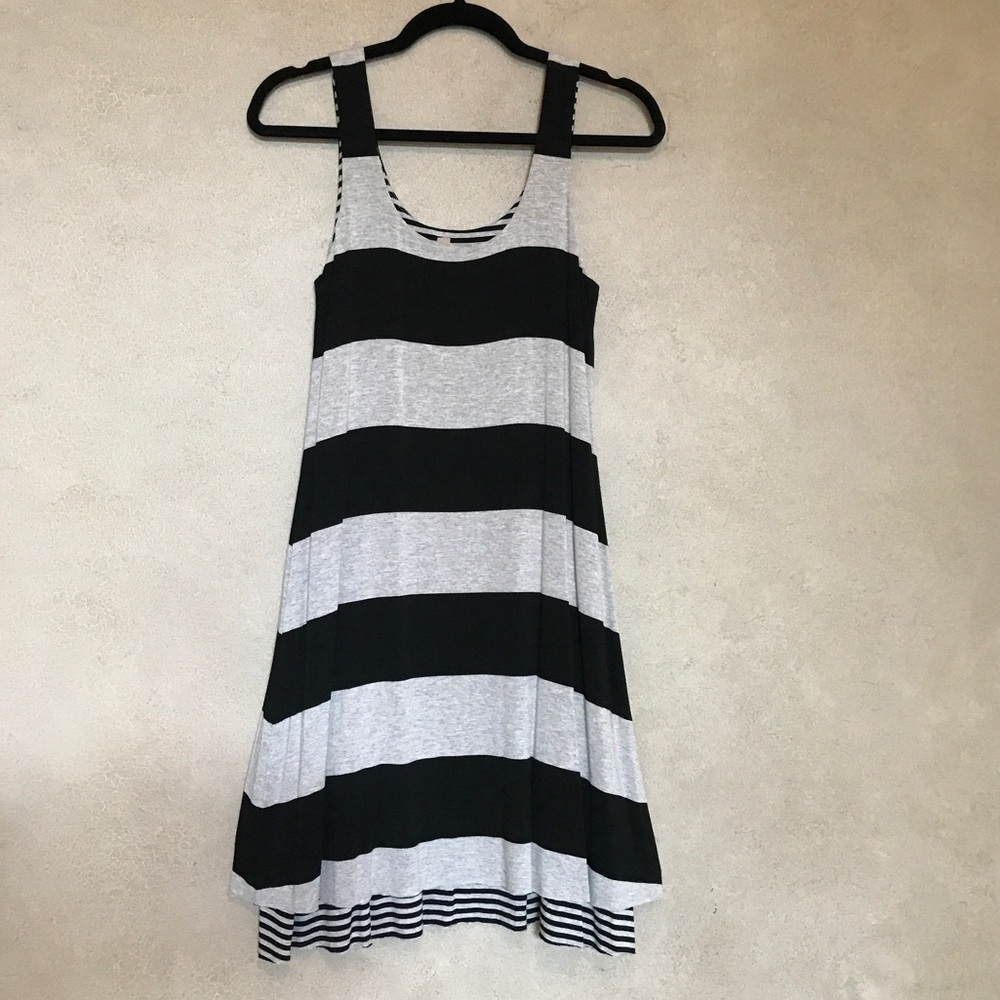 Anthropologie Bailey 44 Dress Sz S Black/Gray