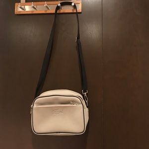 Lacoste light grey crossbody bag