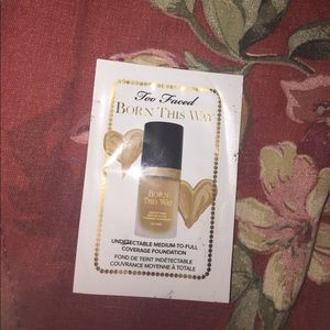 FREE two faced sample with purchase!