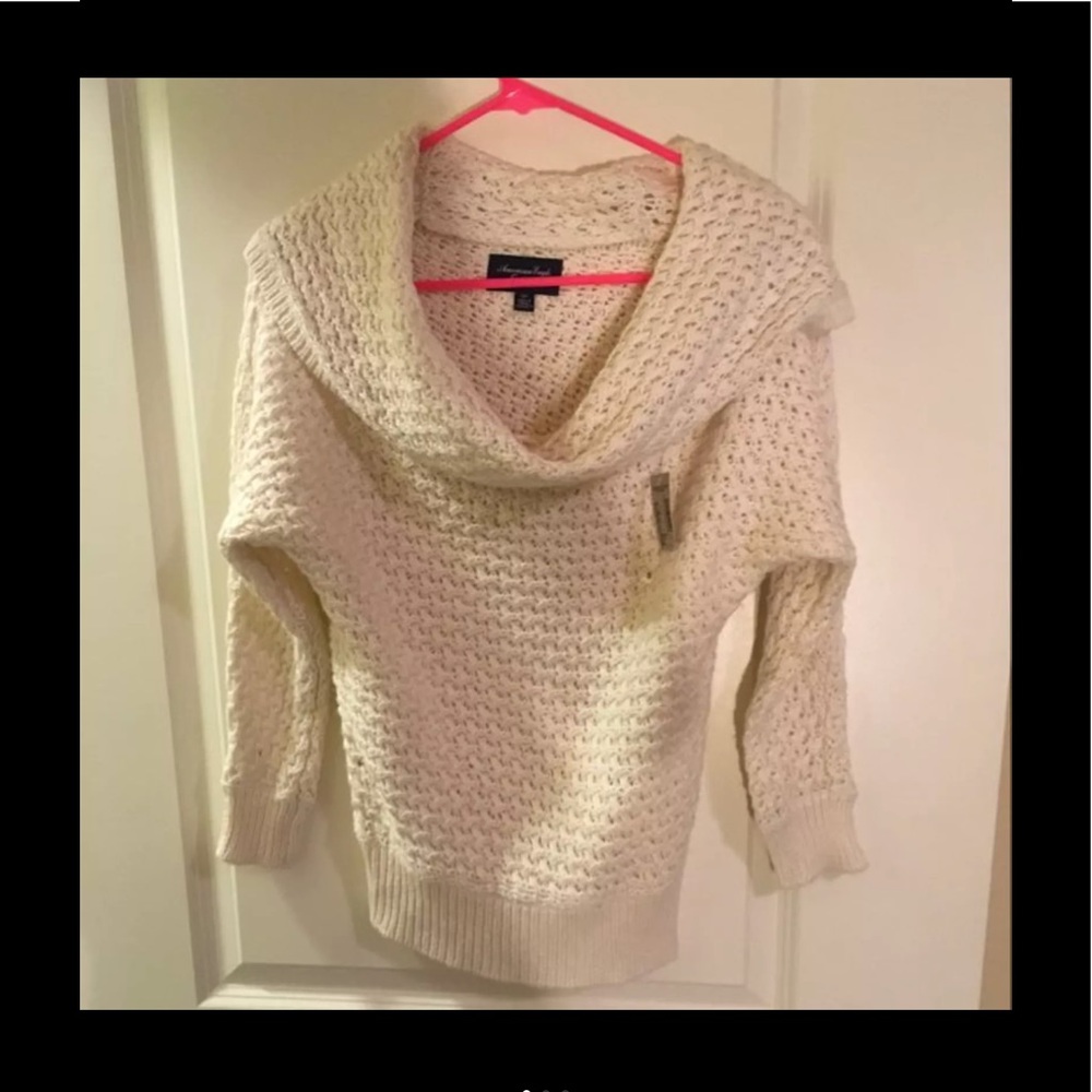 American Eagle Cream Sweater