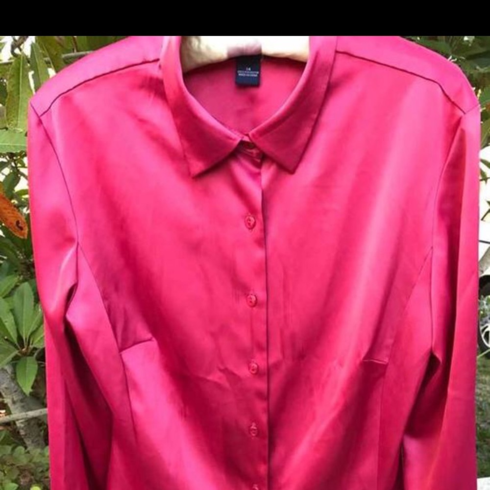 Ann Taylor pink dress shirt