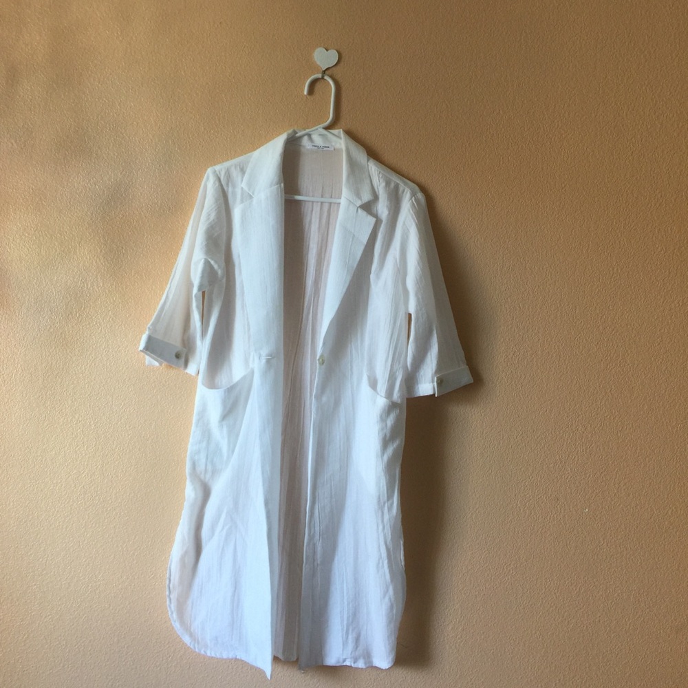 White Summer Blazer