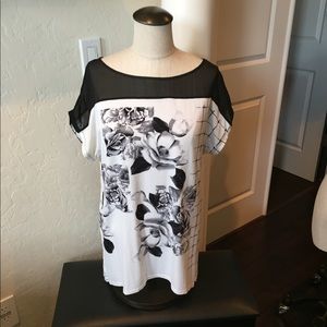 Black and white top