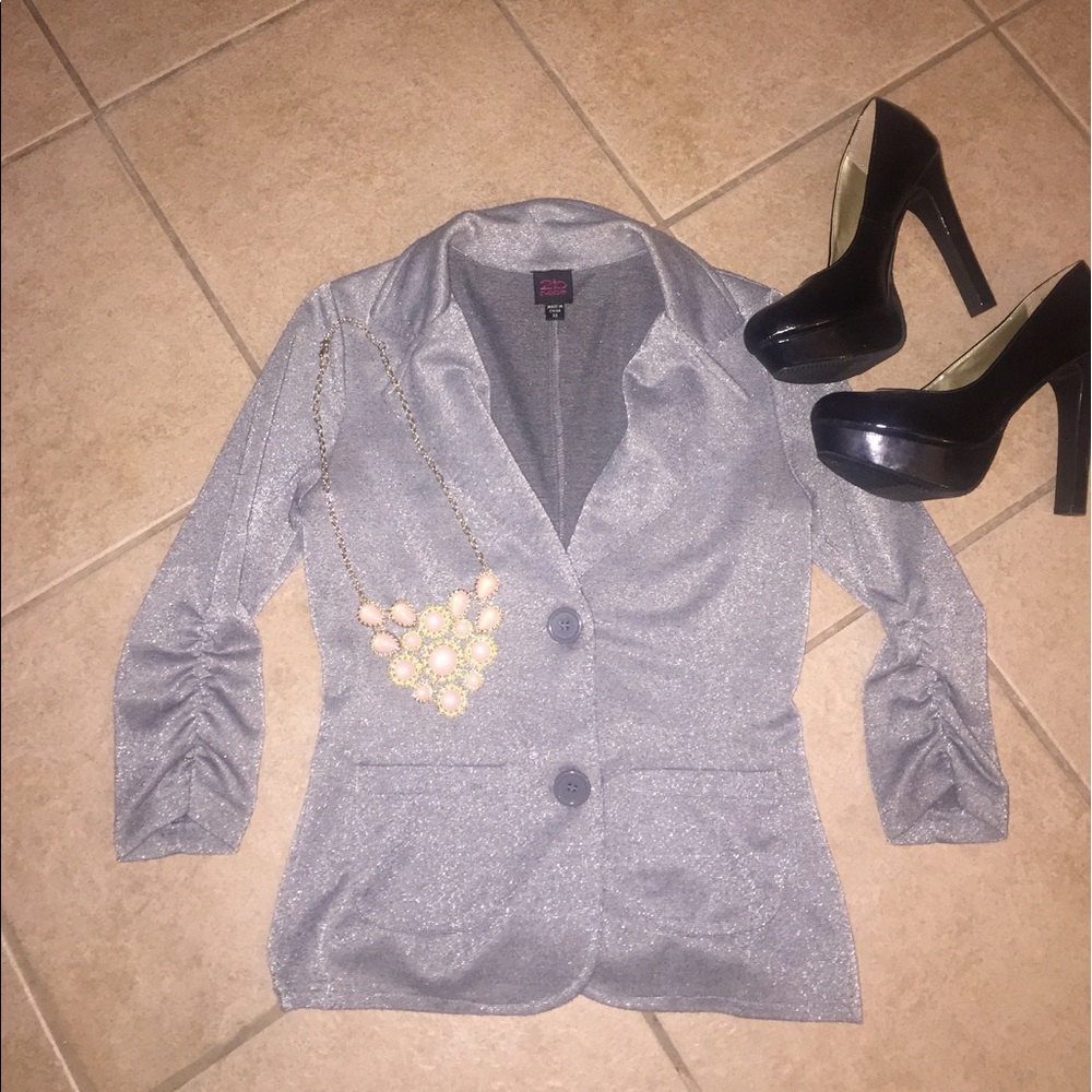Shimmer sparkle blazer