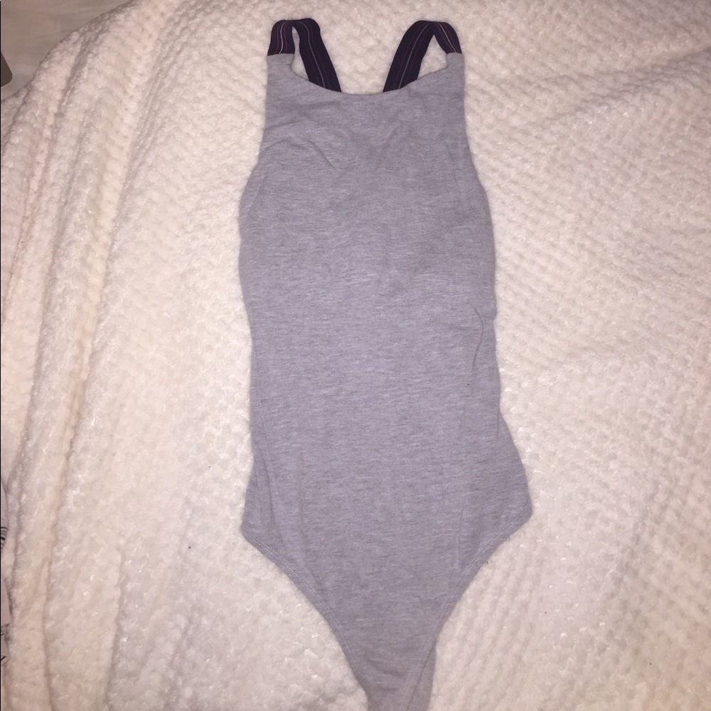 Grey bodysuit