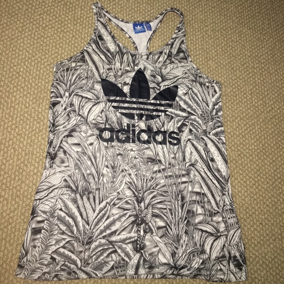adidas Tops - Adidas logo fashion tank