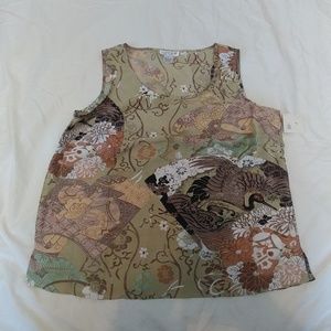 Citron Santa Monica lime Green Silk Plus 0X Tank