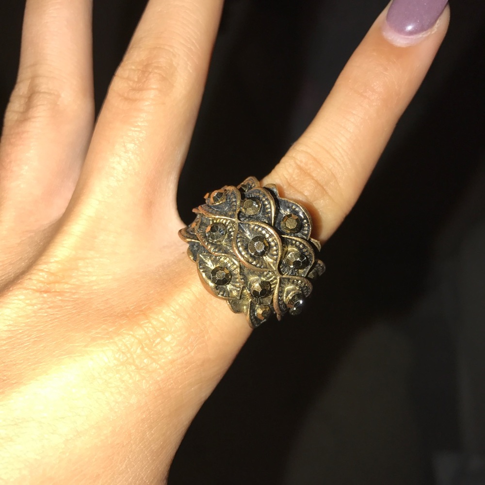 Large gold ring