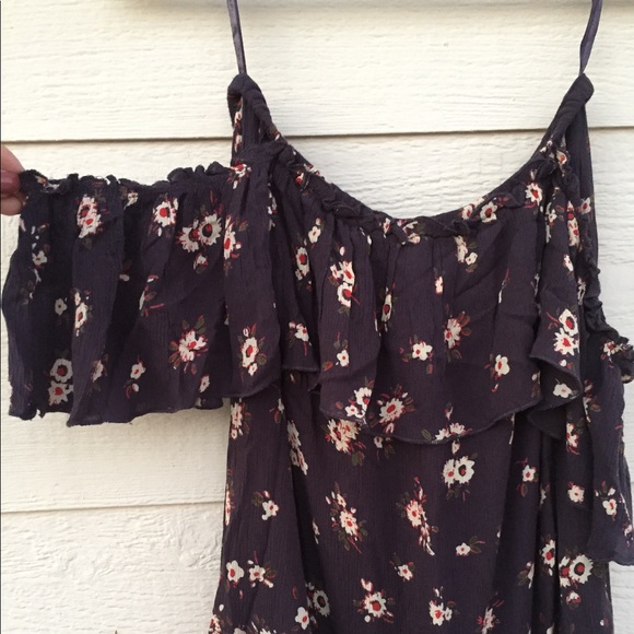 Kimchi Blue Floral Off The Shoulders Dress - Picture 4 of 5