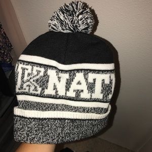 Pink nation beanie