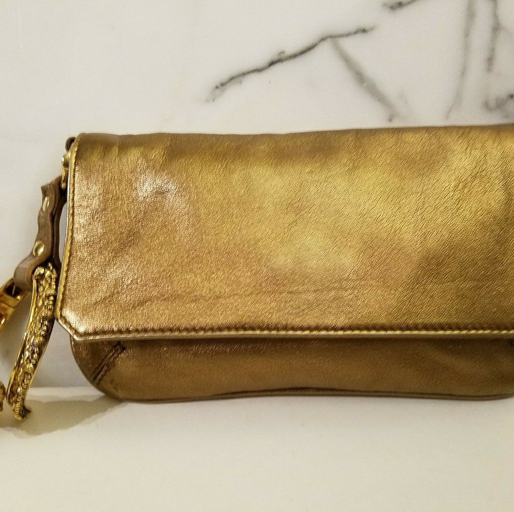 Roberto Cavalli Leather Serpent Bag