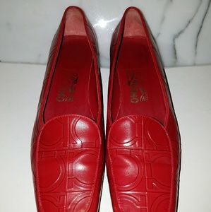 VINTAGE Salvatore Ferragamo Logo Loafer
