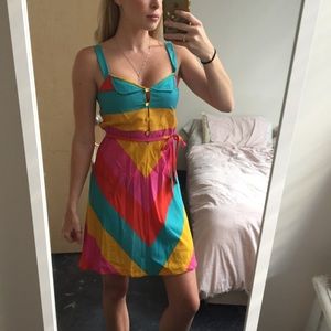 70s vintage sundress size XS