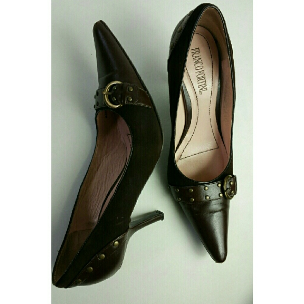 Franco Fortino Brown Pumps Size 8 1/2 B