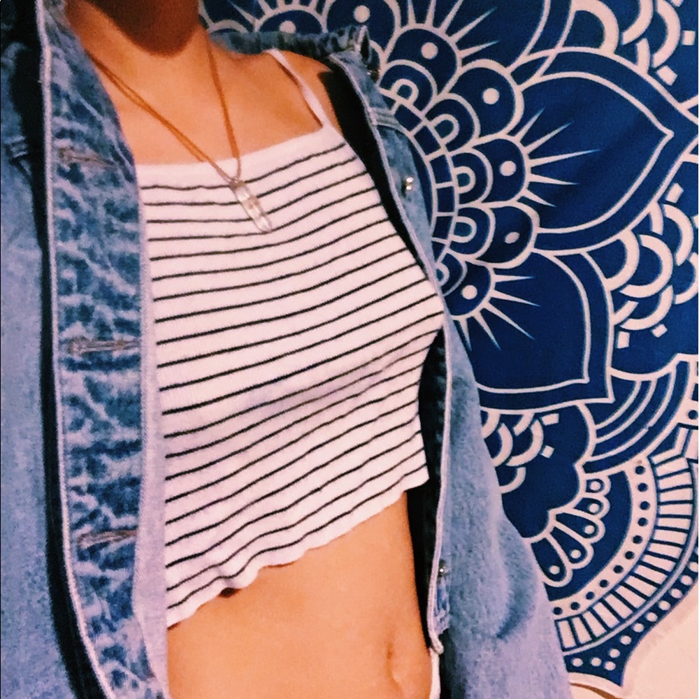 Striped Brandy M tank⚡️
