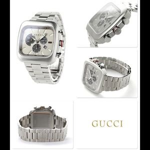 Gucci Coupe XL Chronograph Silver  Men's watch