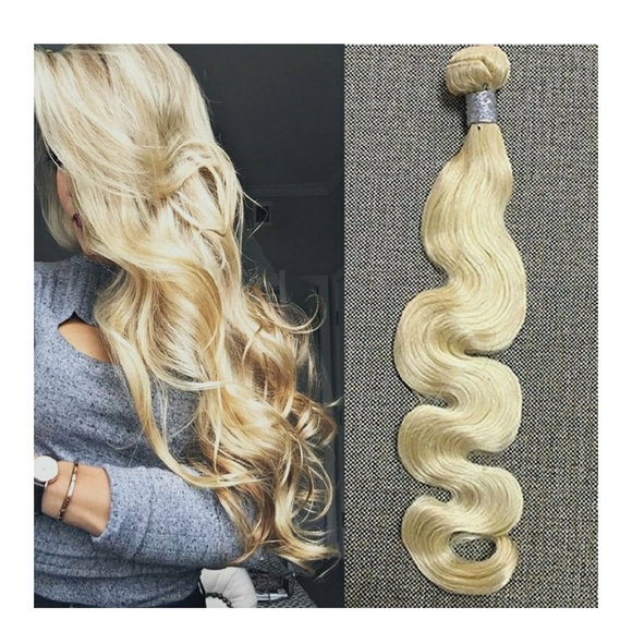 Blonde Remy Human Hair Weft main image 4