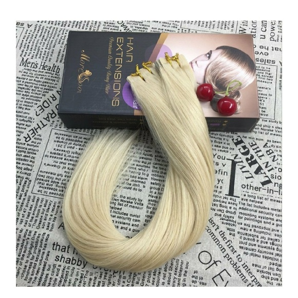 Blonde Tape in Hair Extensions main image 2
