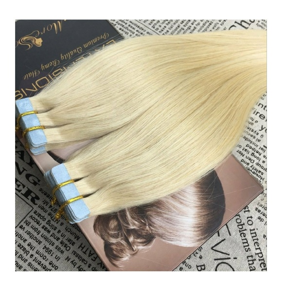 Blonde Tape in Hair Extensions main image 3