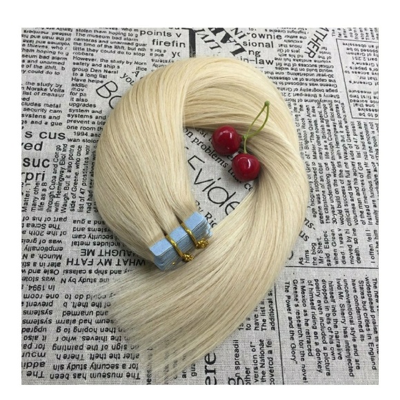 Blonde Tape in Hair Extensions main image 4