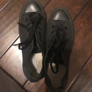 all black converse