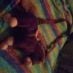 Horse bag secret pocket under saddle