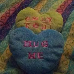 Mini heart pillow