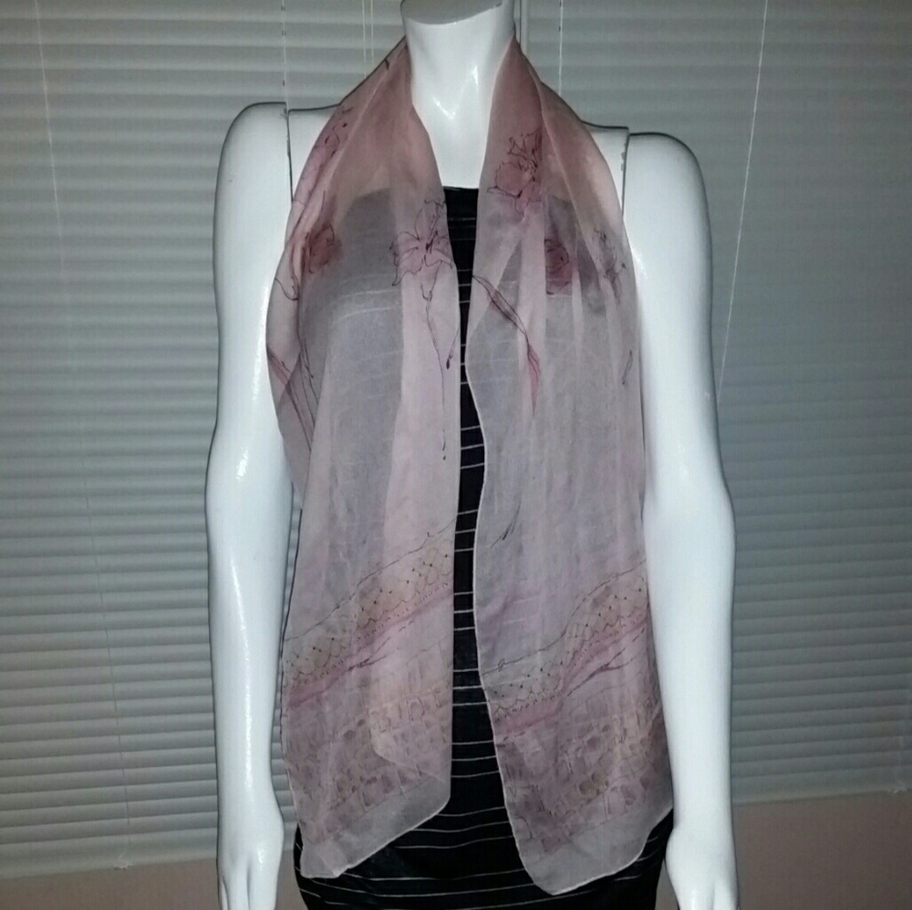 Vintage blush scarf