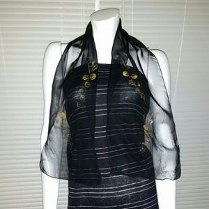 Nasharr Hand Painted Scarf