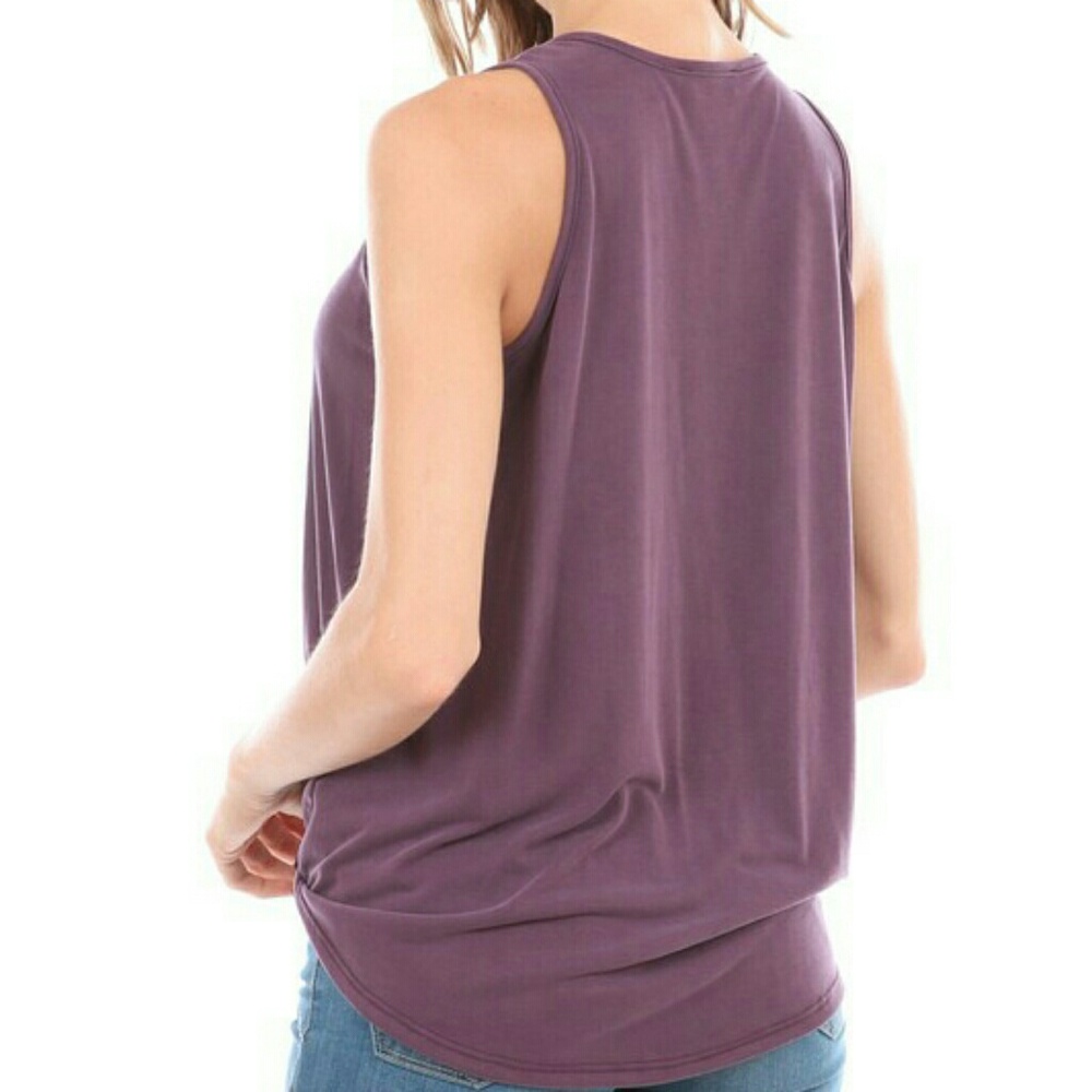 Purple wrap top ( 2 LEFT ) - Picture 4 of 4