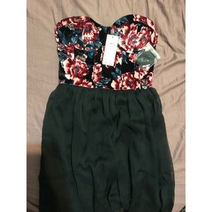 Floral/black dress. Never worn. Brand New.